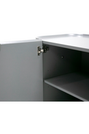 Matte Gray 3-Door Sideboard | OROA Modern Hadler | Oroatrade.com