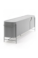 Matte Gray 3-Door Sideboard | OROA Modern Hadler | Oroatrade.com