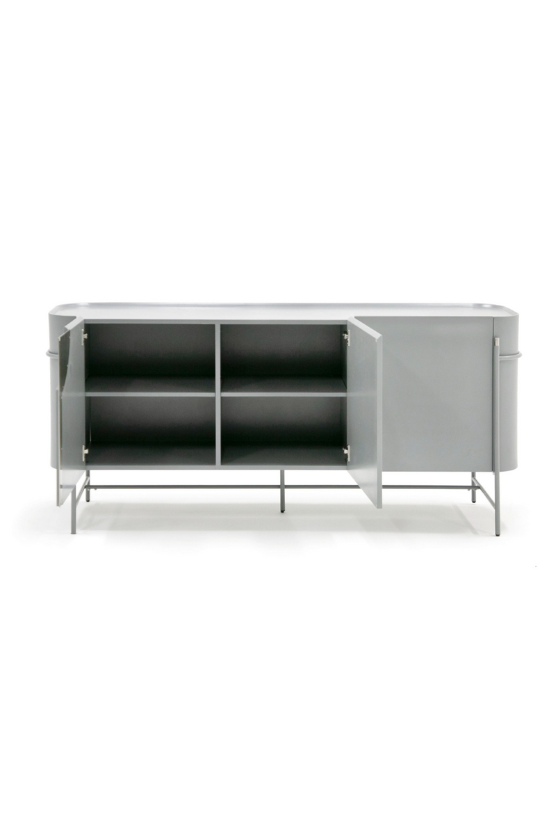 Matte Gray 3-Door Sideboard | OROA Modern Hadler | Oroatrade.com