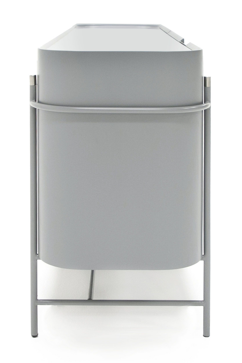 Matte Gray 3-Door Sideboard | OROA Modern Hadler | Oroatrade.com