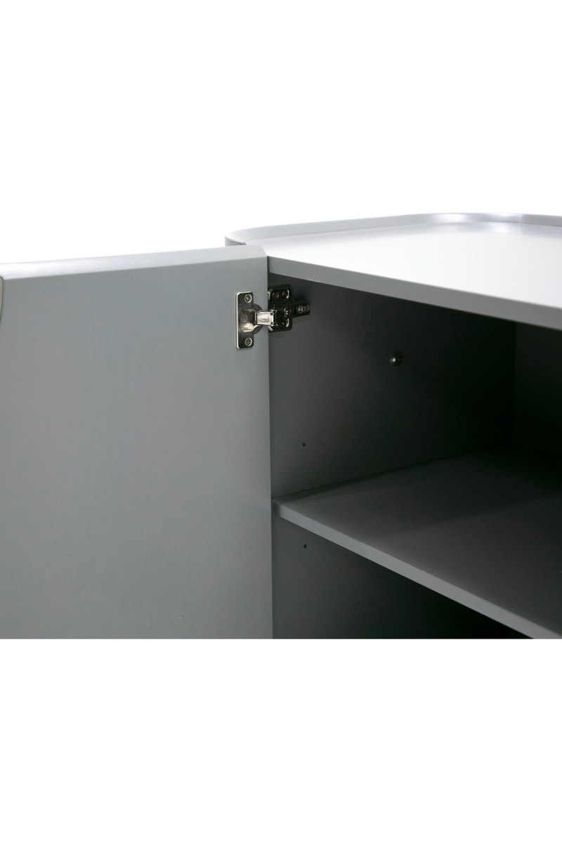 Matte Gray 3-Door Sideboard | OROA Modern Hadler | Oroatrade.com