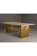 Cream Ash Veneer Dining Table | OROA Modern Angus