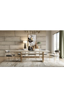 Cream Ash Veneer Dining Table | OROA Modern Angus