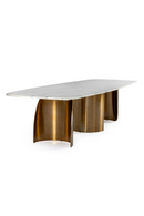 White Marble Dining Table | OROA Modern Reynold | Oroatrade.com