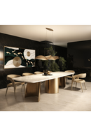 White Marble Dining Table | OROA Modern Reynold | Oroatrade.com