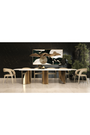 White Marble Dining Table | OROA Modern Reynold | Oroatrade.com