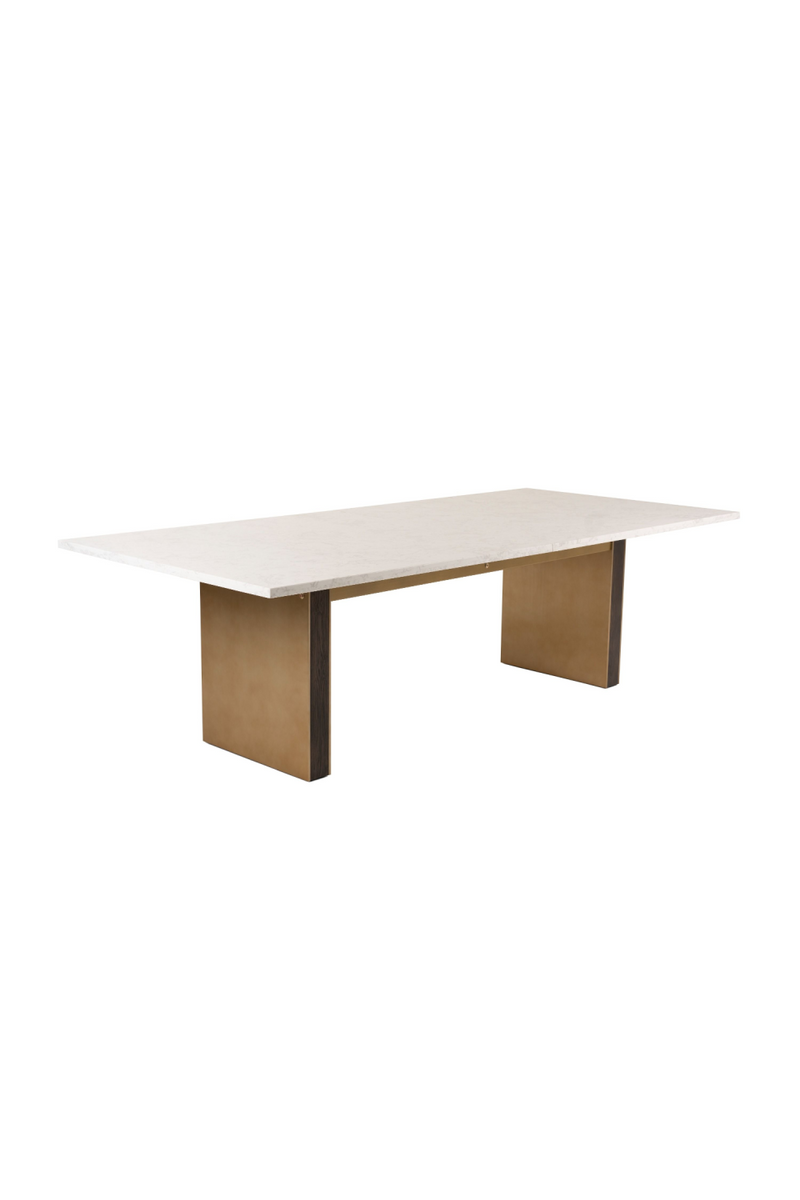 White Marble Rectangular Dining Table | OROA Modern Auer | Oroatrade.com