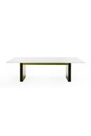 White Marble Rectangular Dining Table | OROA Modern Auer | Oroatrade.com