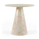 Marble Conical Base End Table | OROA Modern Pampa