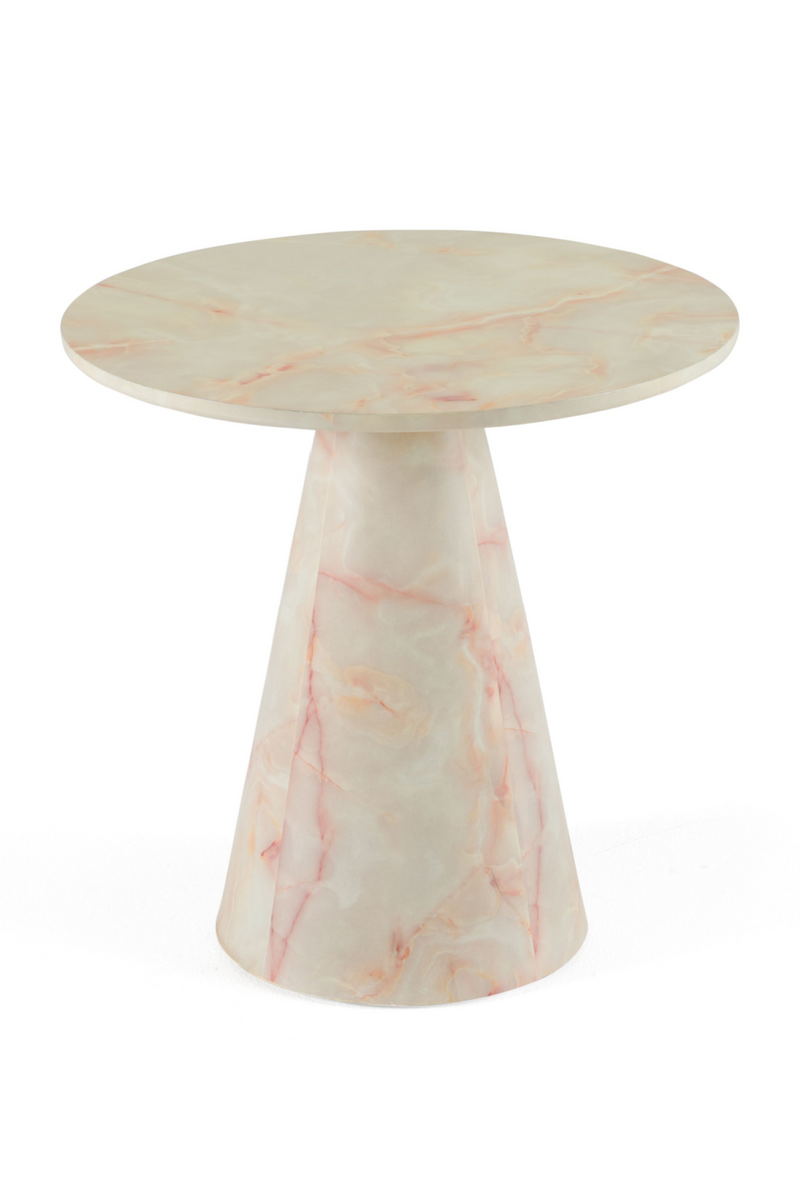 Marble Conical Base End Table | OROA Modern Pampa | Oroatrade.com
