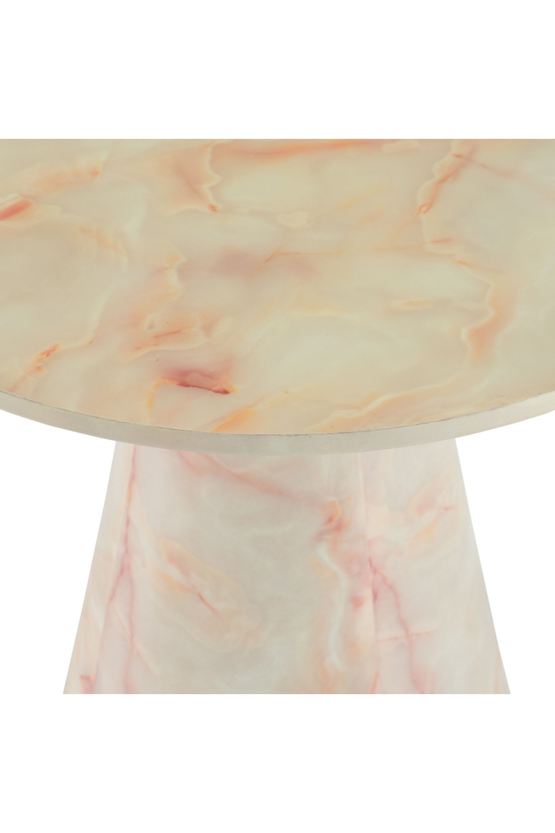 Marble Conical Base End Table | OROA Modern Pampa | Oroatrade.com