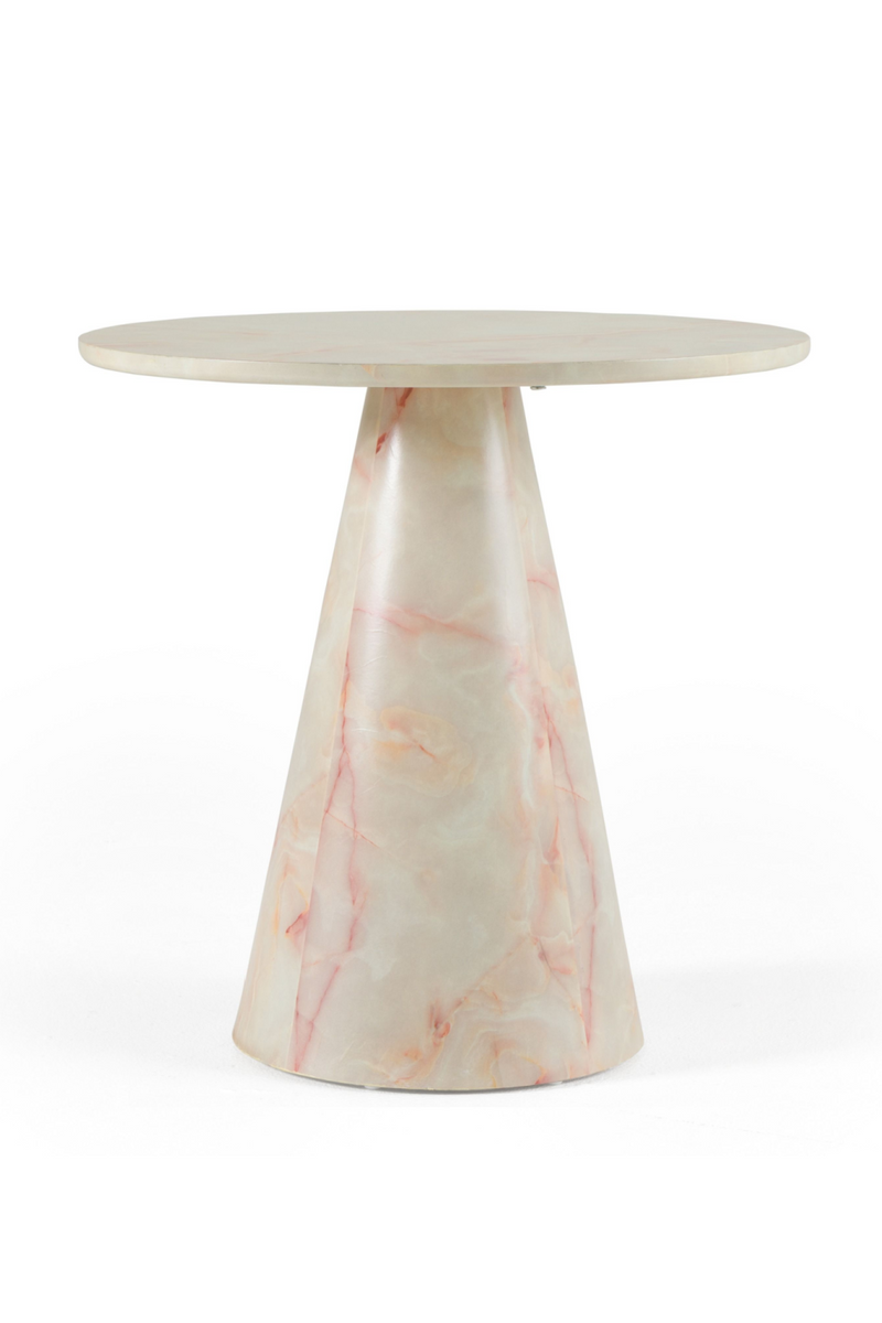 Marble Conical Base End Table | OROA Modern Pampa | Oroatrade.com