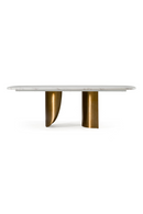 White Marble Dining Table | OROA Modern Reynold | Oroatrade.com