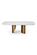 White Marble Dining Table | OROA Modern Reynold | Oroatrade.com