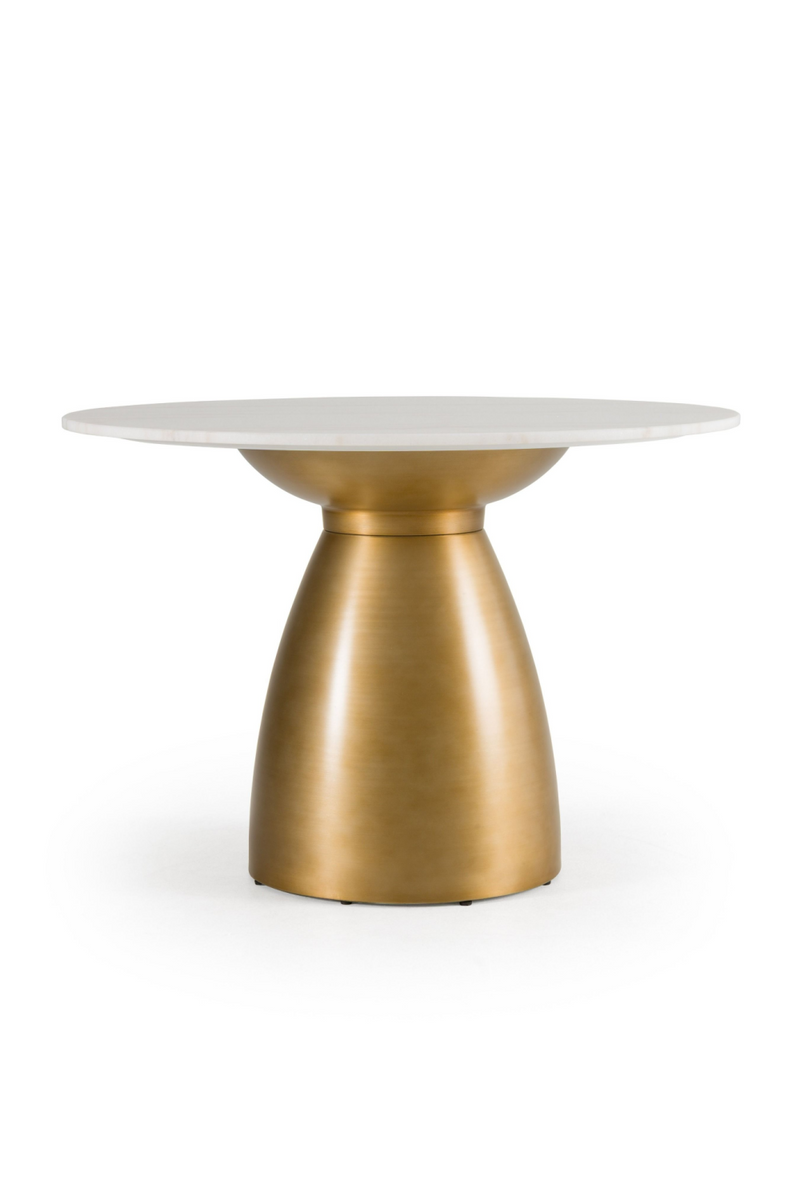 Gold Base Marble Dining Table | OROA Modern Tilly | Oroatrade.com