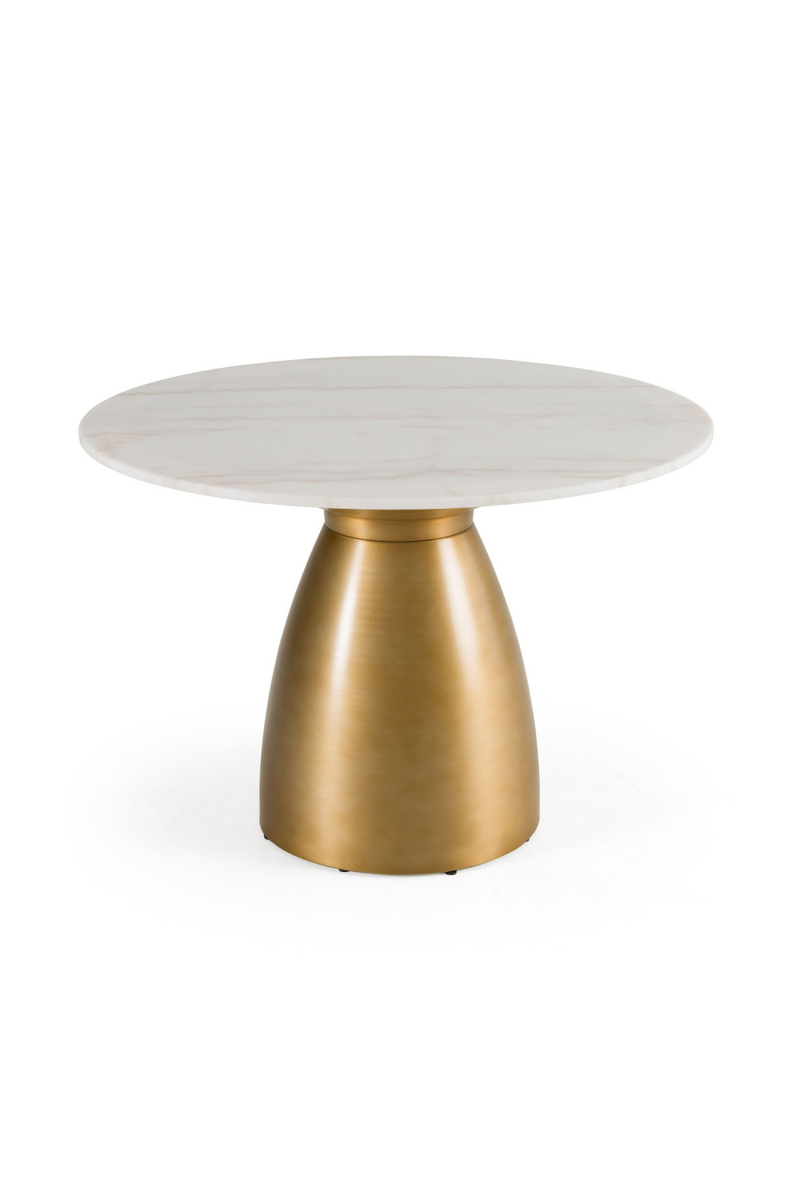 Gold Base Marble Dining Table | OROA Modern Tilly | Oroatrade.com