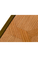 Brass-Framed Oak Bookshelf | OROA Modern Jessica | Oroatrade.com