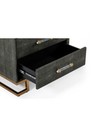 Gray Shagreen 5-Drawer Chest | OROA Modern Howard | Oroatrade.com