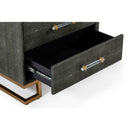 Gray Shagreen 5-Drawer Chest | OROA Modern Howard | Oroatrade.com