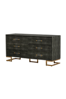 Gray Shagreen 6-Drawer Dresser | OROA Modern Howard | Oroatrade.com