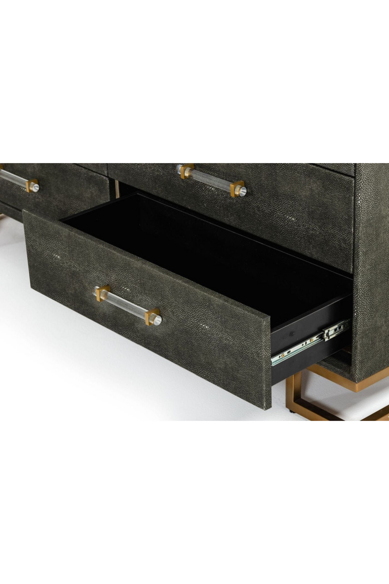 Gray Shagreen 6-Drawer Dresser | OROA Modern Howard | Oroatrade.com