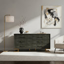 Gray Shagreen 6-Drawer Dresser | OROA Modern Howard | Oroatrade.com