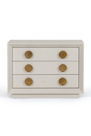 White Ash Wood 3-Drawer Nightstand | OROA Modern Marjorie | Oroatrade.com
