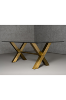 Gold-Framed Glass Dining Table | OROA Modern Dandy | Oroatrade.com