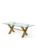 Tempered Glass Dining Table | OROA Modern Dandy | Oroatrade.com