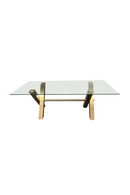 Tempered Glass Dining Table | OROA Modern Dandy | Oroatrade.com