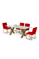 Tempered Glass Dining Table | OROA Modern Dandy | Oroatrade.com