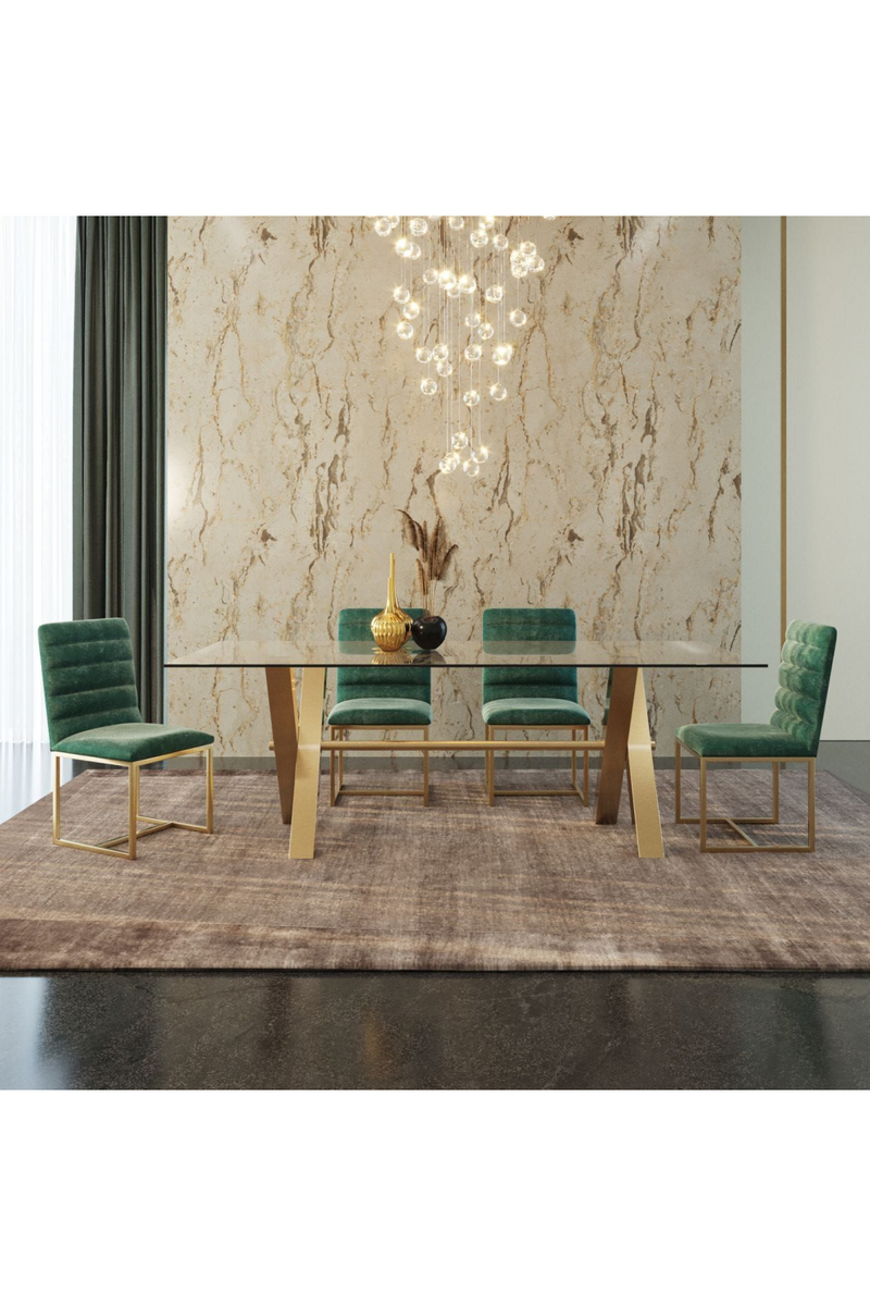 Tempered Glass Dining Table | OROA Modern Dandy | Oroatrade.com