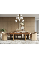 Wanut Veneer Dining Table | OROA Modern Marjorie | Oroatrade.com
