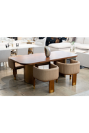 Wanut Veneer Dining Table | OROA Modern Marjorie | Oroatrade.com