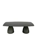 Black Wave Glass Dining Table | OROA Modern Calexico | Oroatrade.com