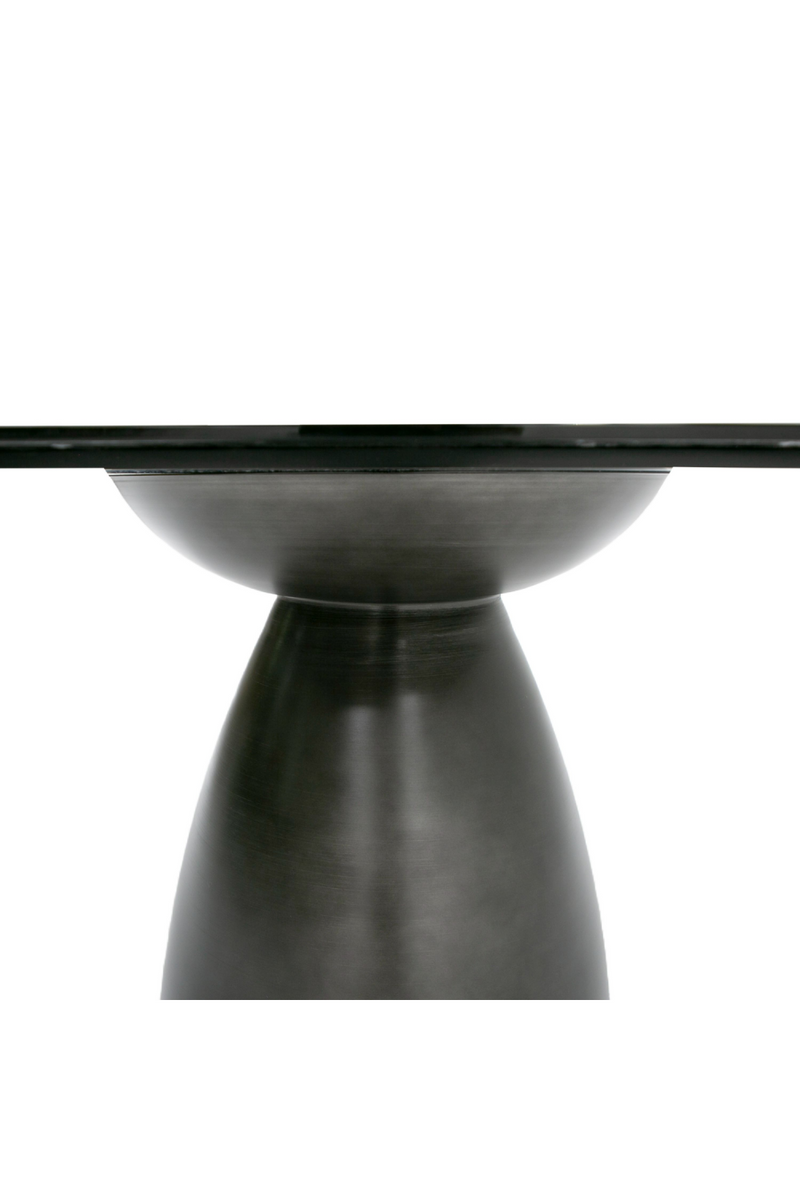Black Wave Glass Dining Table | OROA Modern Calexico | Oroatrade.com