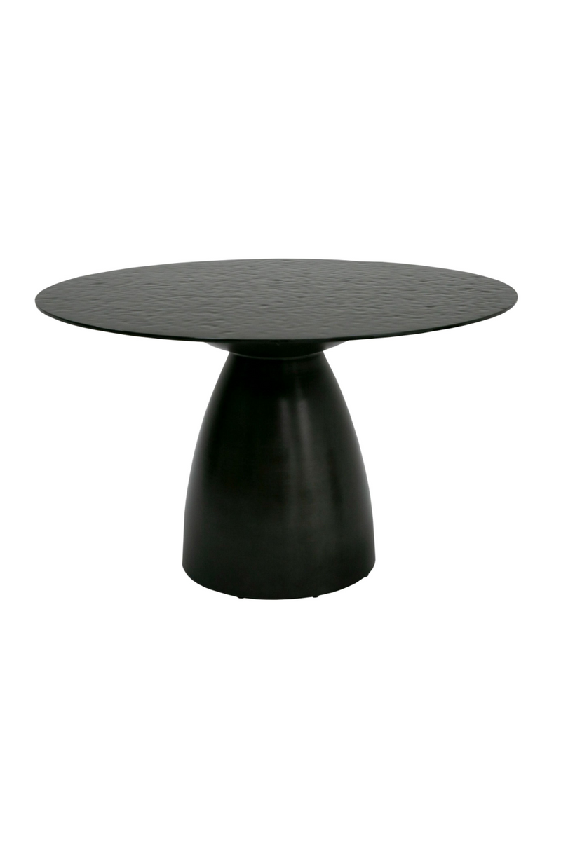 Black Wave Glass Dining Table | OROA Modern Calexico | Oroatrade.com