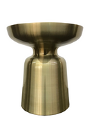 Gold Aluminum End Table | OROA Modern Peter | Oroatrade.com