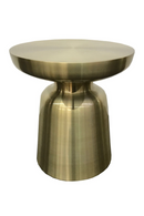Gold Aluminum End Table | OROA Modern Peter | Oroatrade.com