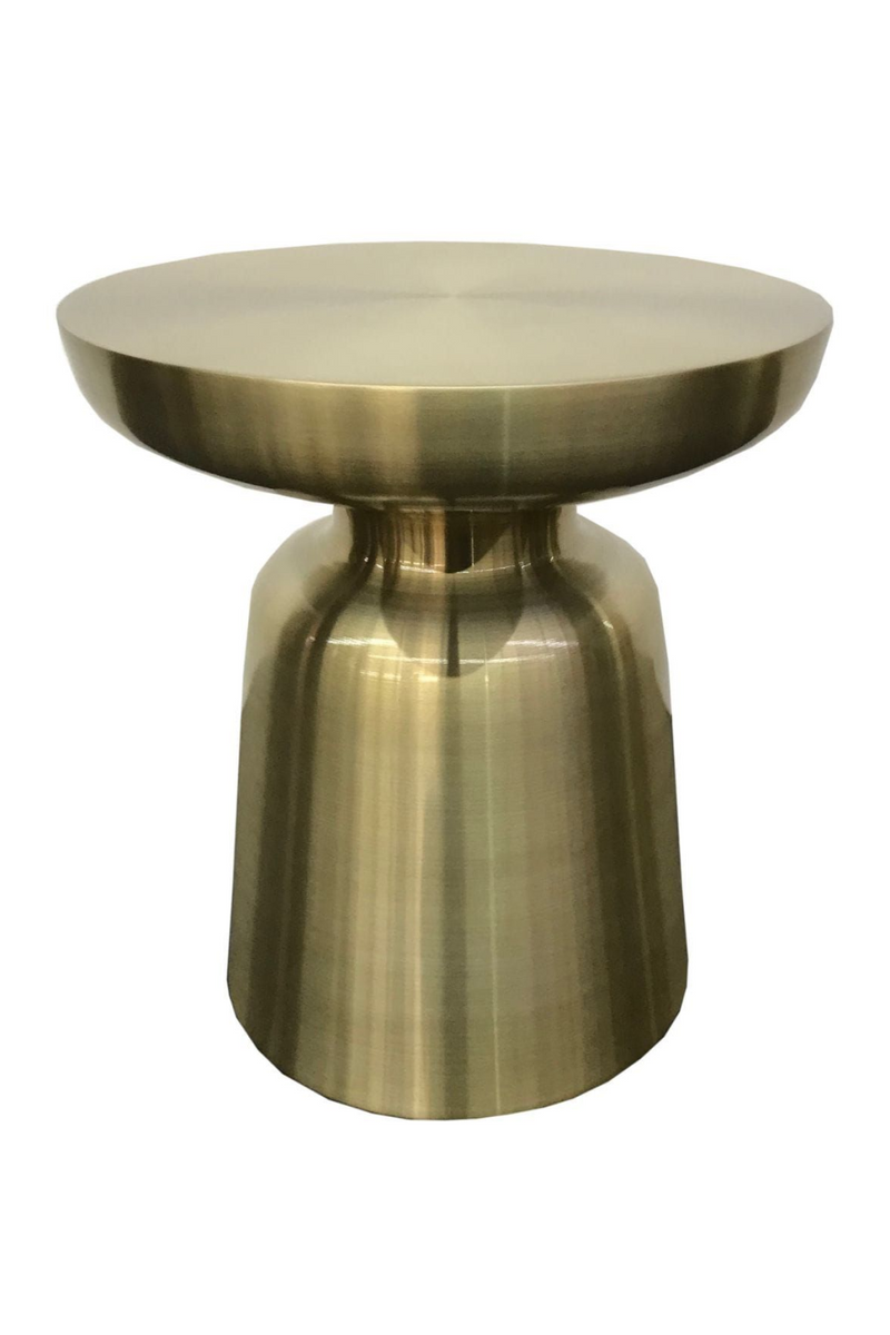 Gold Aluminum End Table | OROA Modern Peter | Oroatrade.com