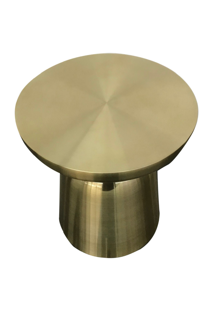 Gold Aluminum End Table | OROA Modern Peter | Oroatrade.com