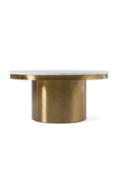 White and Gold Coffee Table | OROA Modern Rocky | Oroatrade.com