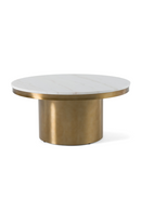 White and Gold Coffee Table | OROA Modern Rocky | Oroatrade.com