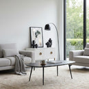 Black Marble Free-form Coffee Table | OROA Modern Andros | Oroatrade.com