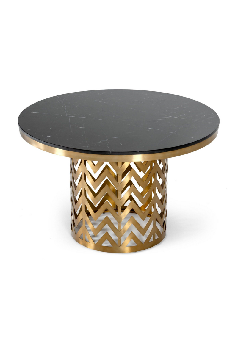 Gold Base Dining Table | OROA Modern Kowal | Oroatrade.com