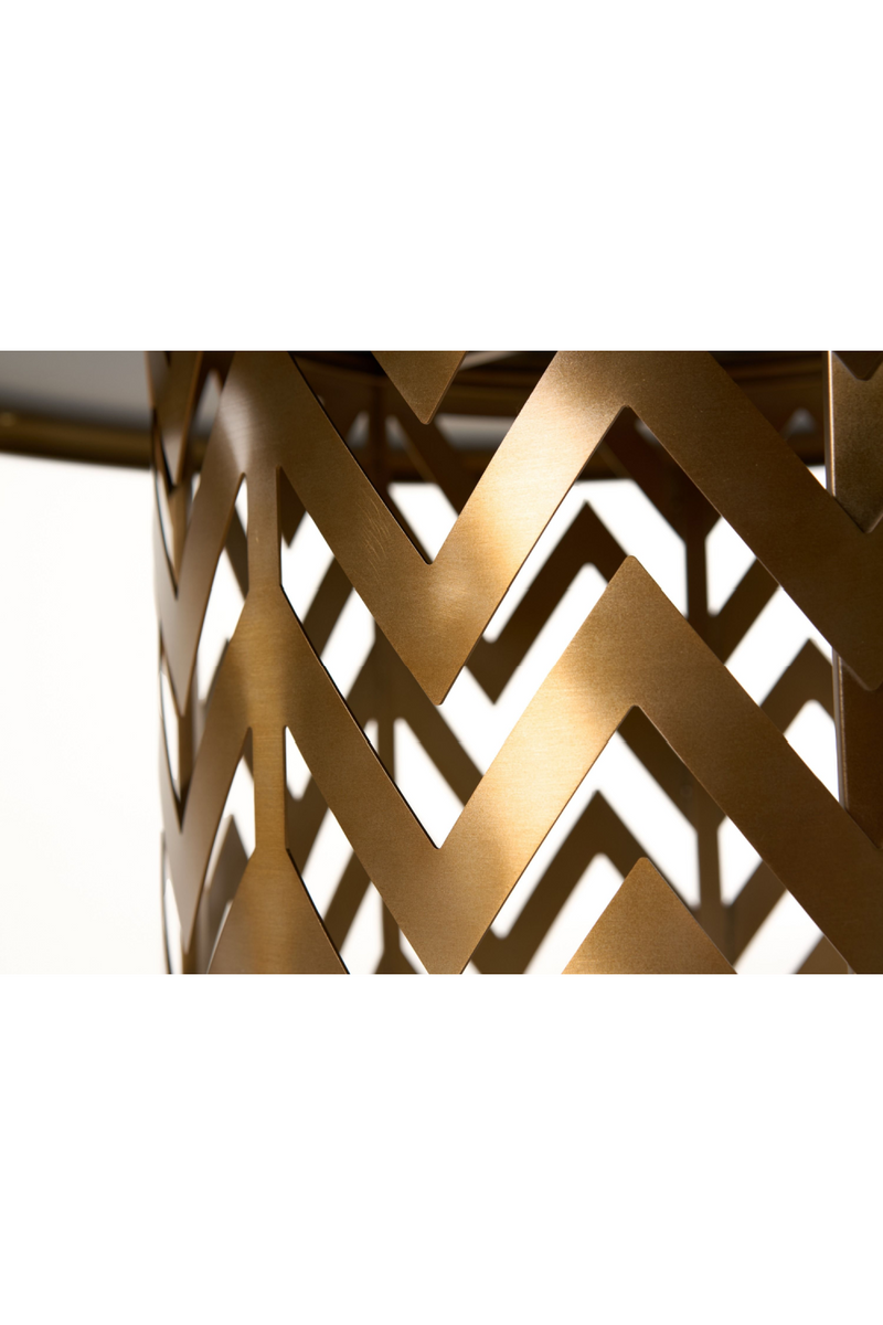 Gold Base Dining Table | OROA Modern Kowal | Oroatrade.com