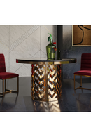 Gold Base Dining Table | OROA Modern Kowal | Oroatrade.com