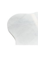 Organic-Shaped White Marble End Table | OROA Modern Aleidy | Oroatrade.com