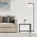 Square White Marble End Table | OROA Modern Baca