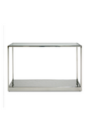Clear Wave Glass Console Table | OROA Modern Braxton | Oroatrade.com